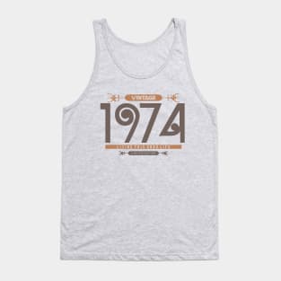 46th Birthday T-Shirt - Vintage 1974 Tank Top